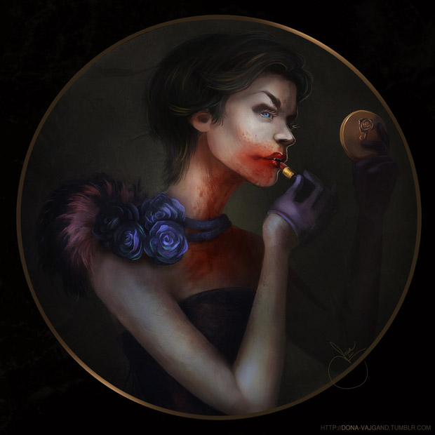 Scarlett - Vampire the Masquerade: Bloodlines Toreador fanart