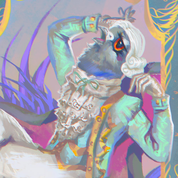 Fancy Rococo Pigeon Man